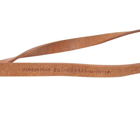 Saint Laurent Opyum YSL Logo Wrap Bracelet Medium Brown Leather Brass Hardware - Picture 9 of 11